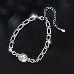 S925 Sterling Silver & Moissanite Oval Bracelet