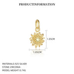 S925 Sterling Silver Pendant Set with Multi-colored Cubic Zirconia