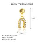 S925 Sterling Silver Zircon Pendant