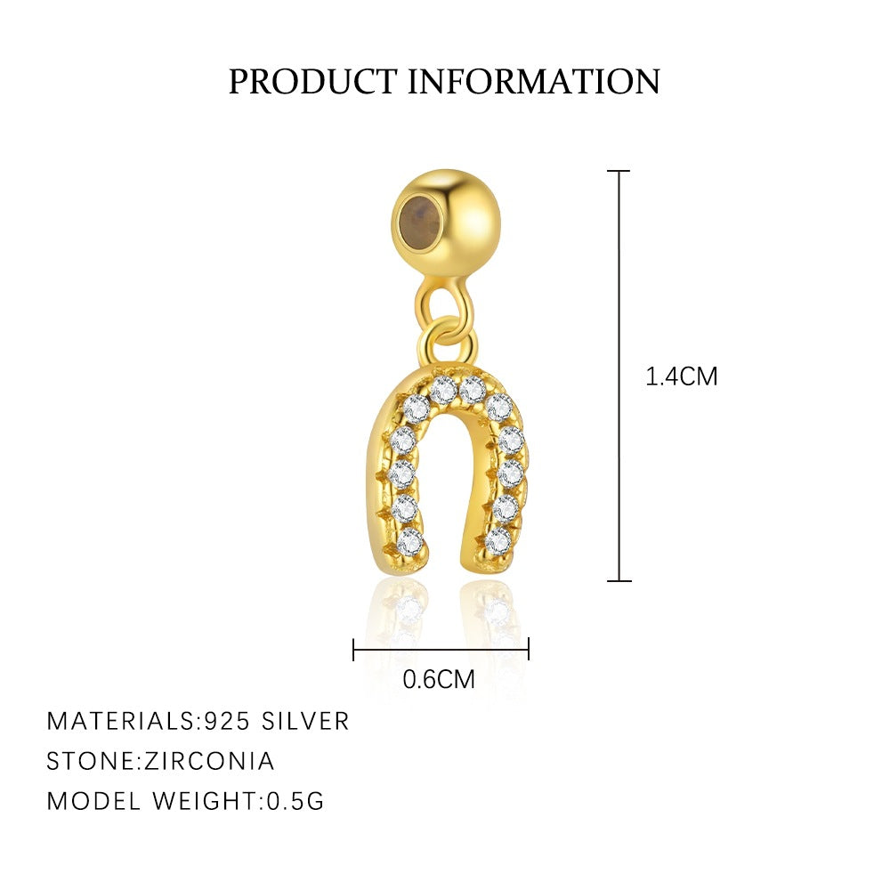 S925 Sterling Silver Zircon Pendant