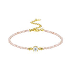 S925 Silver Gold-Plated Moissanite Bracelet