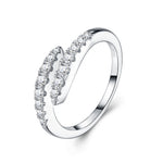 S925 Silver Moissanite Ring