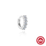 S925 Sterling Silver Micro-Pave Moissanite Non-Pierced Ear Cuff(Single unit)