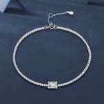 S925 Sterling Silver Moissanite "Aurora" Bracelet