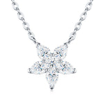 S925 Sterling Silver Moissanite Collarbone Necklace