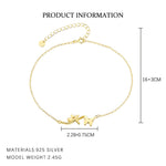S925 Sterling Silver 26-Letter Bracelet