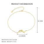 S925 Sterling Silver 26-Letter Bracelet