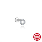 S925 Sterling Silver Moissanite Ear Stud(Single unit)