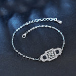 S925 Sterling Silver Square Moissanite Bracelet