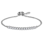 S925 Silver Moissanite "Smile" Bracelet