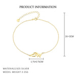 S925 Sterling Silver 26-Letter Bracelet