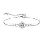 S925 Sterling Silver "Angel's Tear" Moissanite Bracele