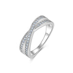 S925 Silver Moissanite Ring