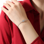 925 Sterling Silver Moissanite Bracelet