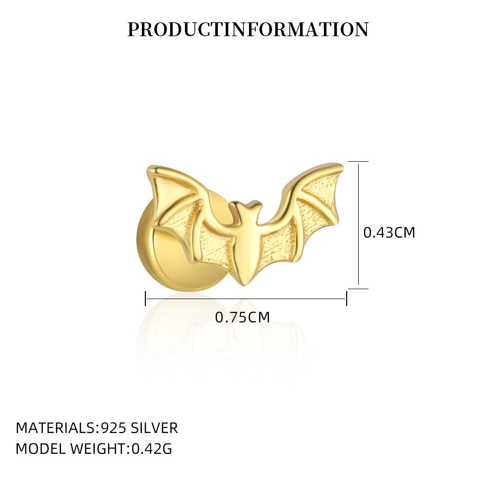 S925 Sterling Silver Cubic Zirconia Stud Earring Set(Single unit)