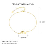 S925 Sterling Silver 26-Letter Bracelet