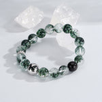 S925 Sterling Silver Green Phantom Crystal Luxury Delicate Butterfly Bracelet