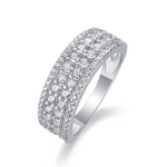 S925 Silver Moissanite Ring