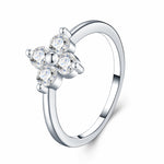 S925 Silver Moissanite Ring