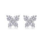 S925 Silver Moissanite Stud Earrings