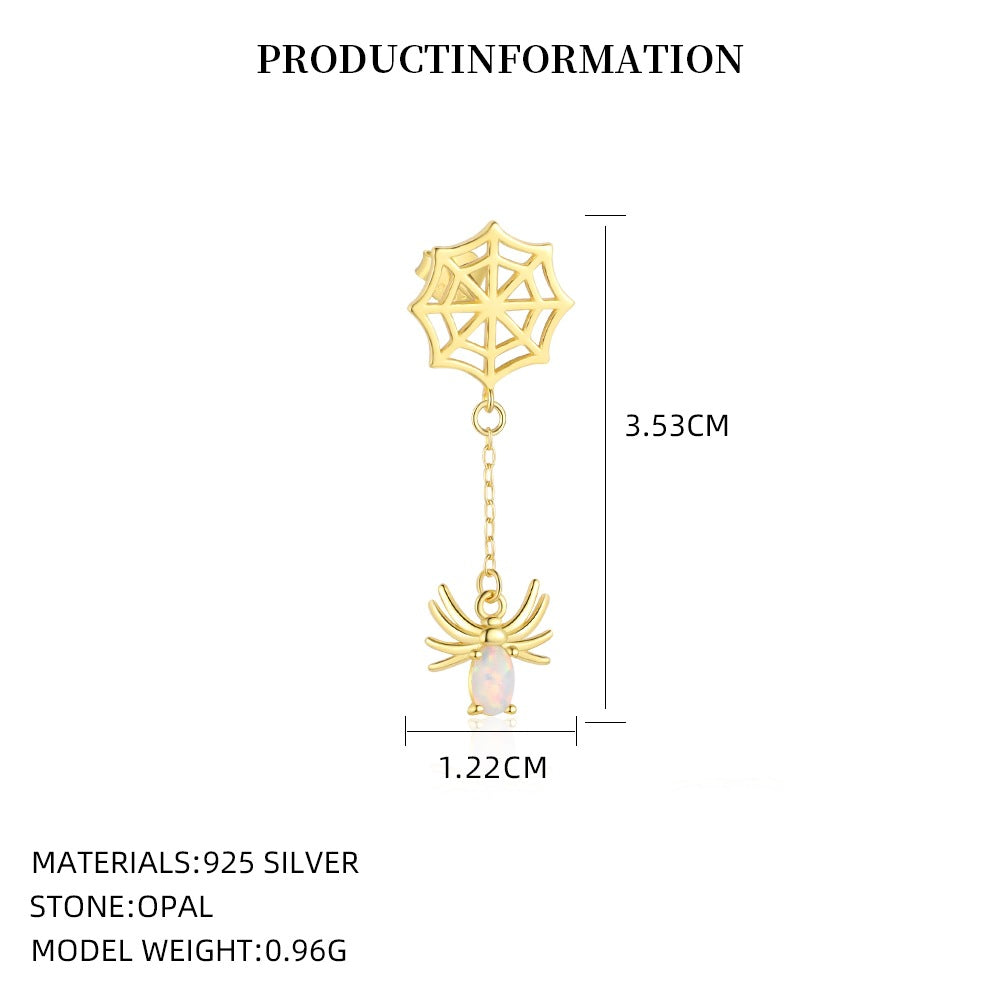 S925 Sterling Silver Cubic Zirconia Stud Earring Set(Single unit)