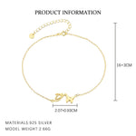 S925 Sterling Silver 26-Letter Bracelet