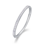 S925 Sterling Silver Moissanite Row Bracelet