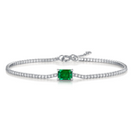 S925 Silver Aurora Moissanite Bracelet