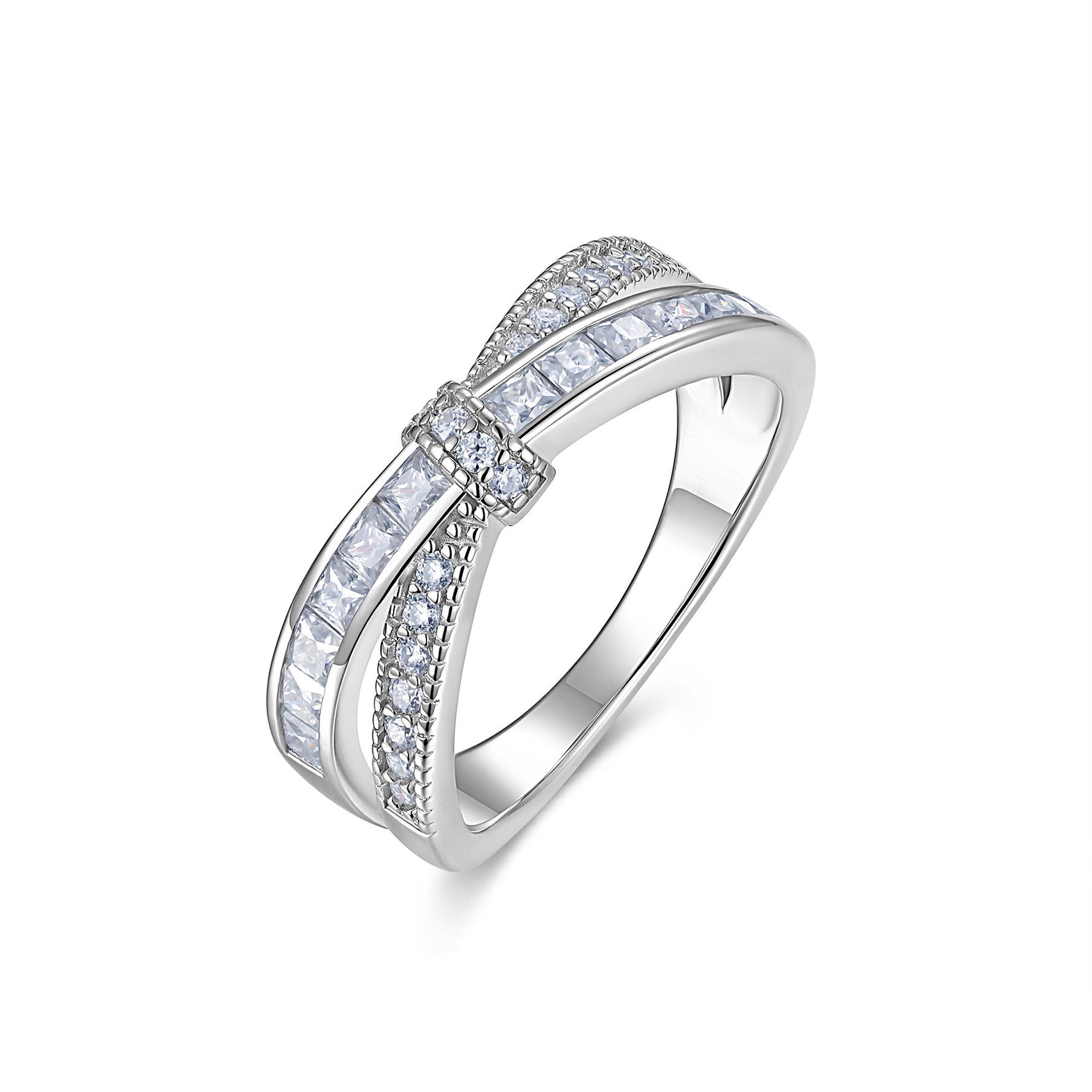 S925 Silver Moissanite Ring