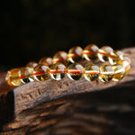 Natural Citrine Single-Strand Bracelet