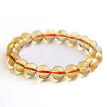 Natural Citrine Single-Strand Bracelet