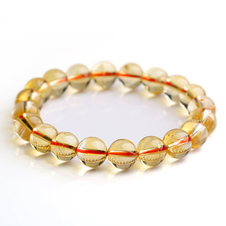 Natural Citrine Single-Strand Bracelet
