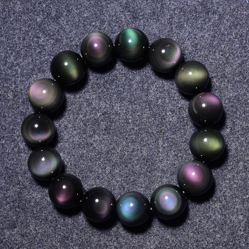 Rainbow Eye Obsidian Bracelet