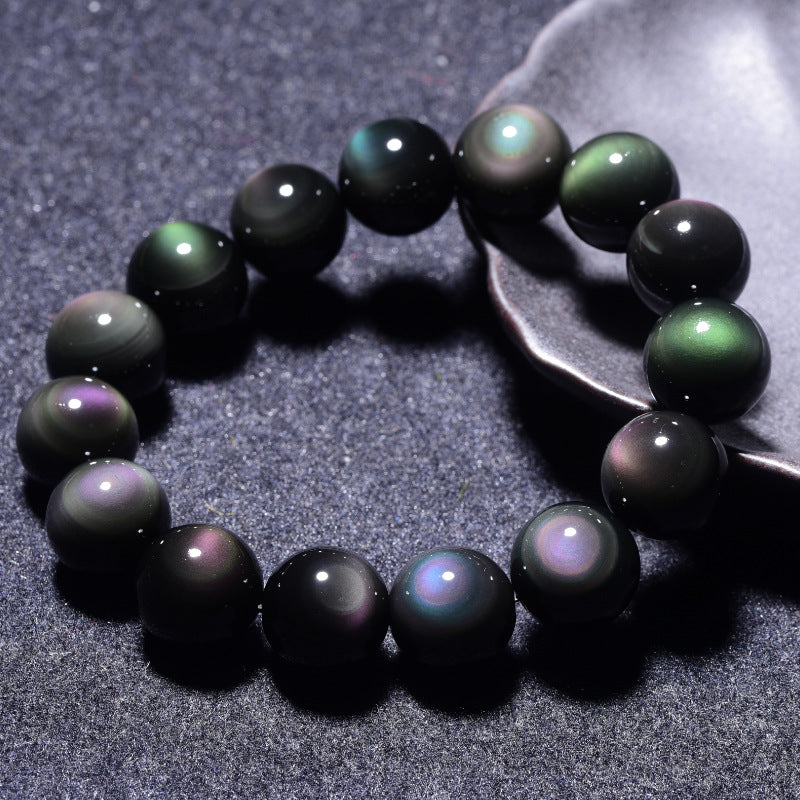 Rainbow Eye Obsidian Bracelet