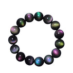Rainbow Eye Obsidian Bracelet