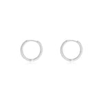 Plain S925 Sterling Silver Hoop Earrings