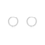 Plain S925 Sterling Silver Hoop Earrings