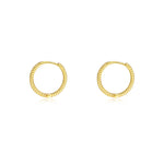 Plain S925 Sterling Silver Hoop Earrings
