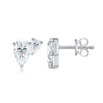 S925 Silver Moissanite Stud Earrings