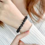 Natural Black Crystal Bracelet