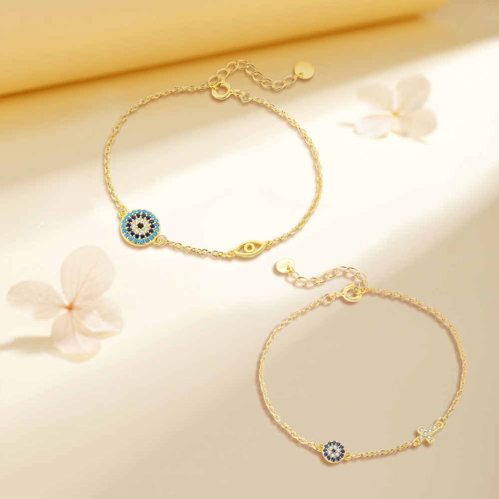 S925 Sterling Silver and Zircon Bracelet