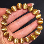 Natural Golden Rutilated Quartz Bracelet