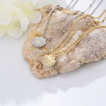 S925 Sterling Silver Shell Zircon Inlaid Anklet