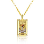 S925 Sterling Silver Agate and Zircon Necklace