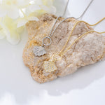 S925 Sterling Silver Zircon Inlaid Shell Pendant Anklet