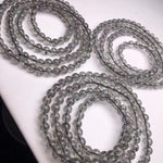 Natural Black Strawberry Quartz Multi-Strand Bracelet