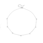 S925 Sterling Silver Gold Plated Star Zircon Inlaid Pendant Necklace