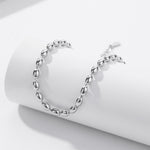S925 Sterling Silver Rice Bead Bracelet