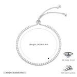 S925 Sterling Silver Micro-Pave Zircon Bracelet