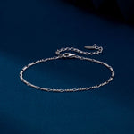 S925 Sterling Silver Diamond-Cut Bracelet